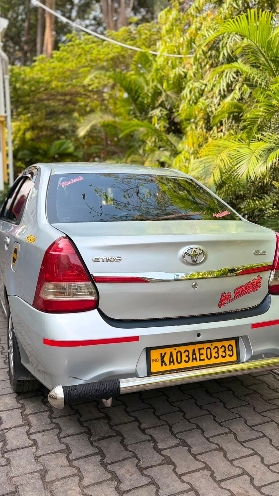 Toyota Etios — rear exterior