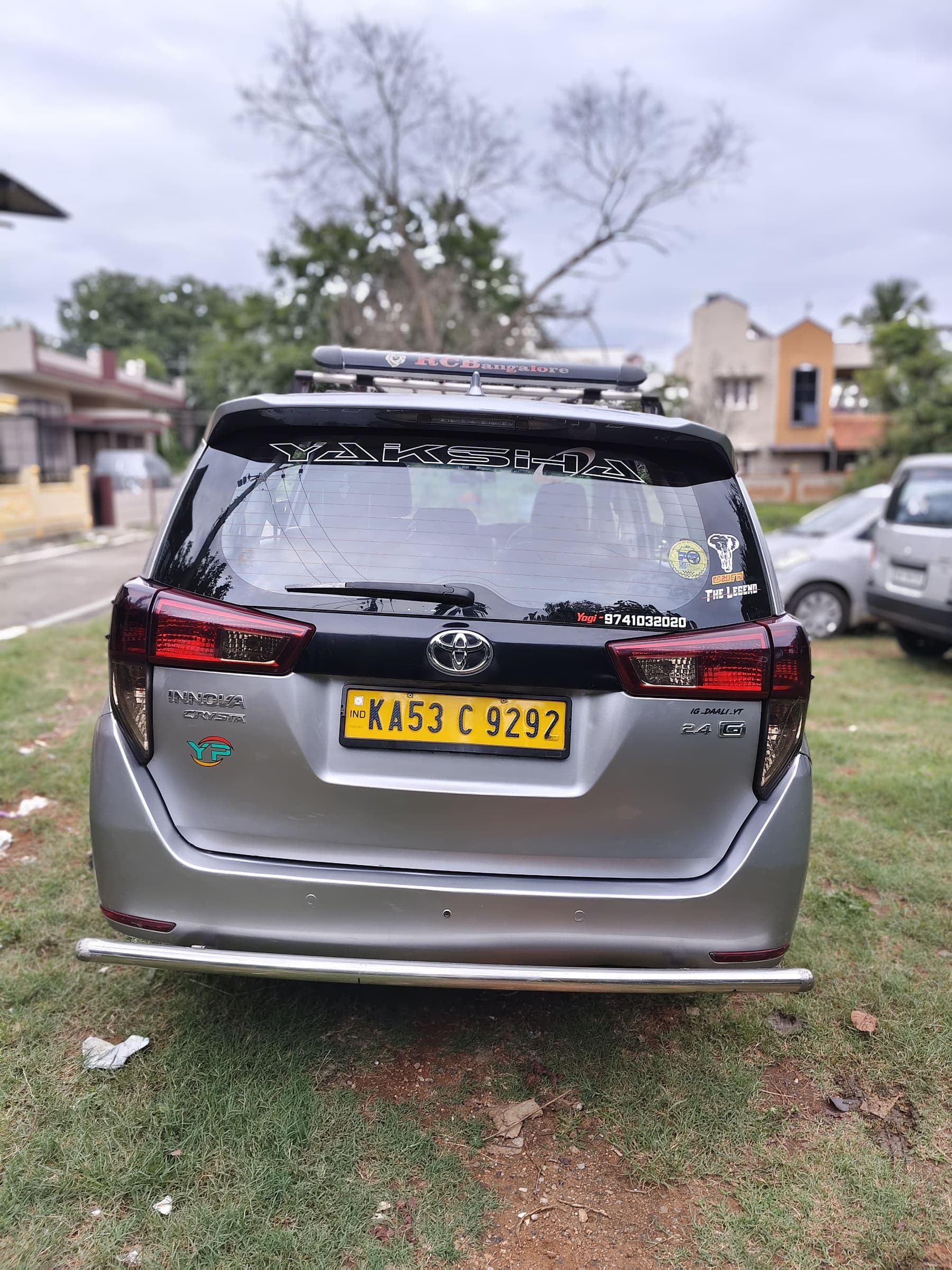 Toyota Innova Crysta — rear exterior