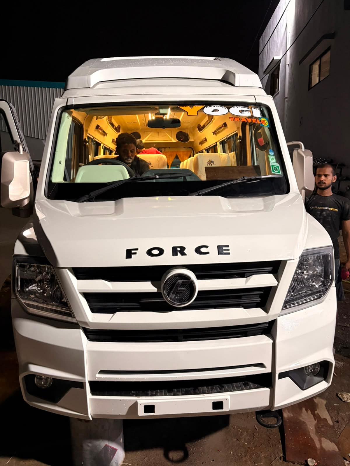 17 Seater Tempo Traveller — front exterior