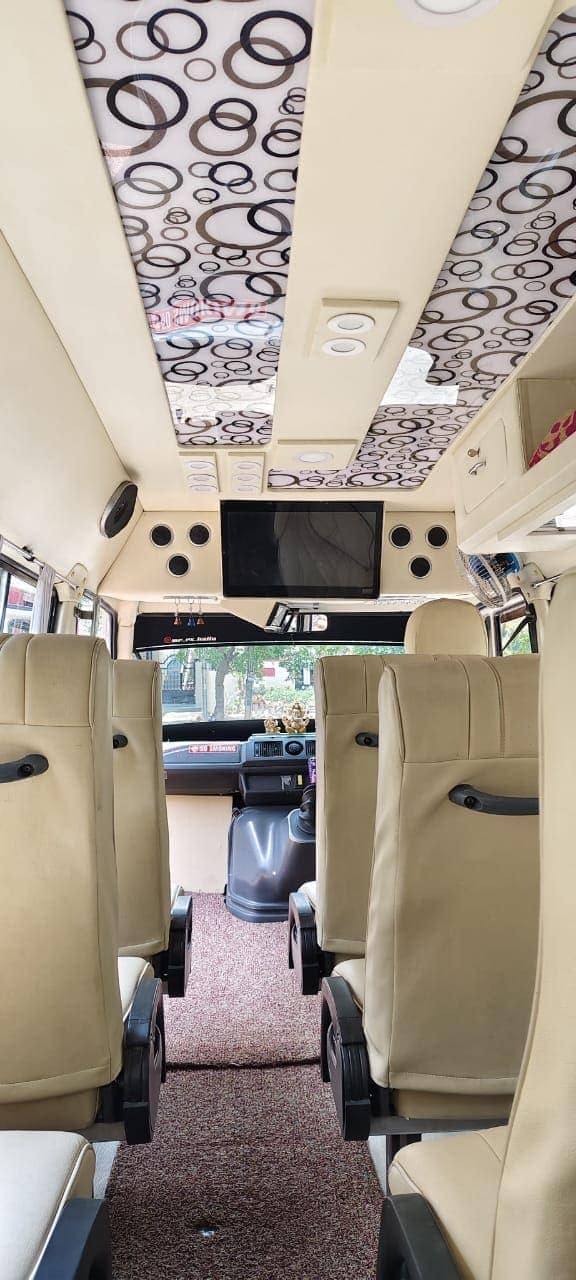 12 Seater Luxury Tempo Traveller — front exterior