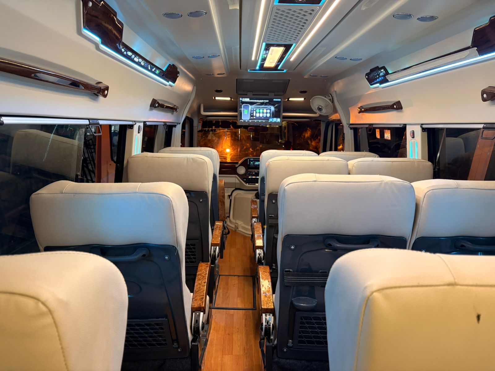 Force Urbania 16 Seater — interior seating